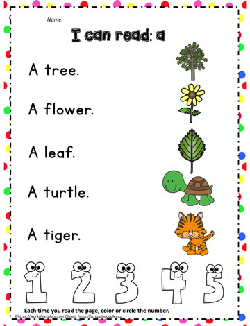 Sight Word to Read - a
